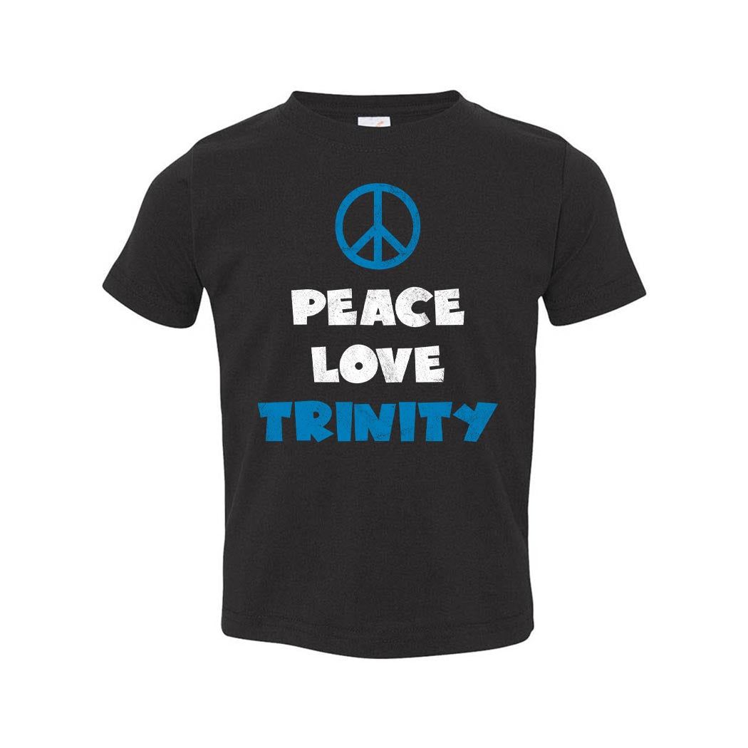 Peace Love Trinity ~ Toddler T-Shirt ~ Trinity Nursery School