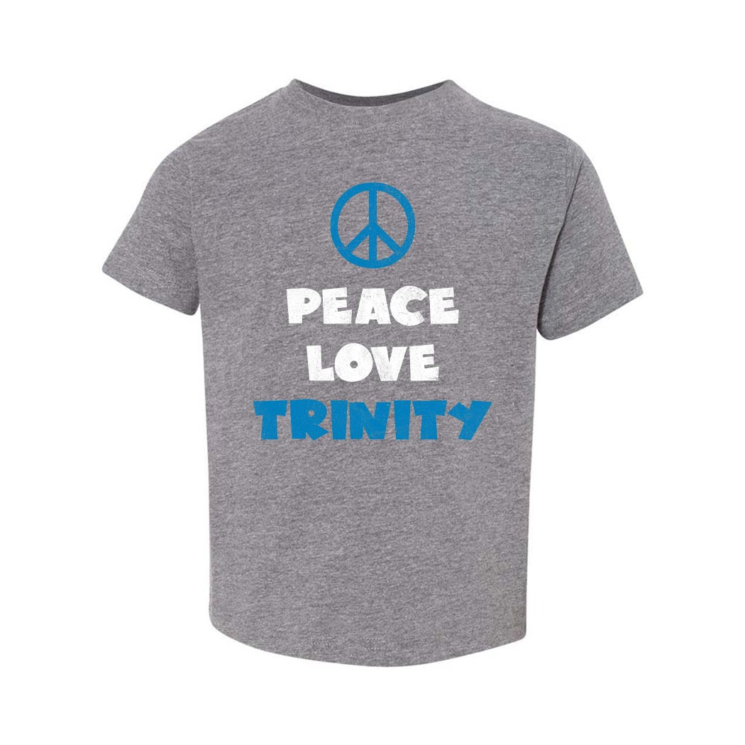 Peace Love Trinity ~ Toddler T-Shirt ~ Trinity Nursery School