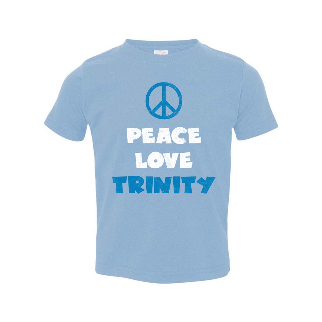 Peace Love Trinity ~ Toddler T-Shirt ~ Trinity Nursery School
