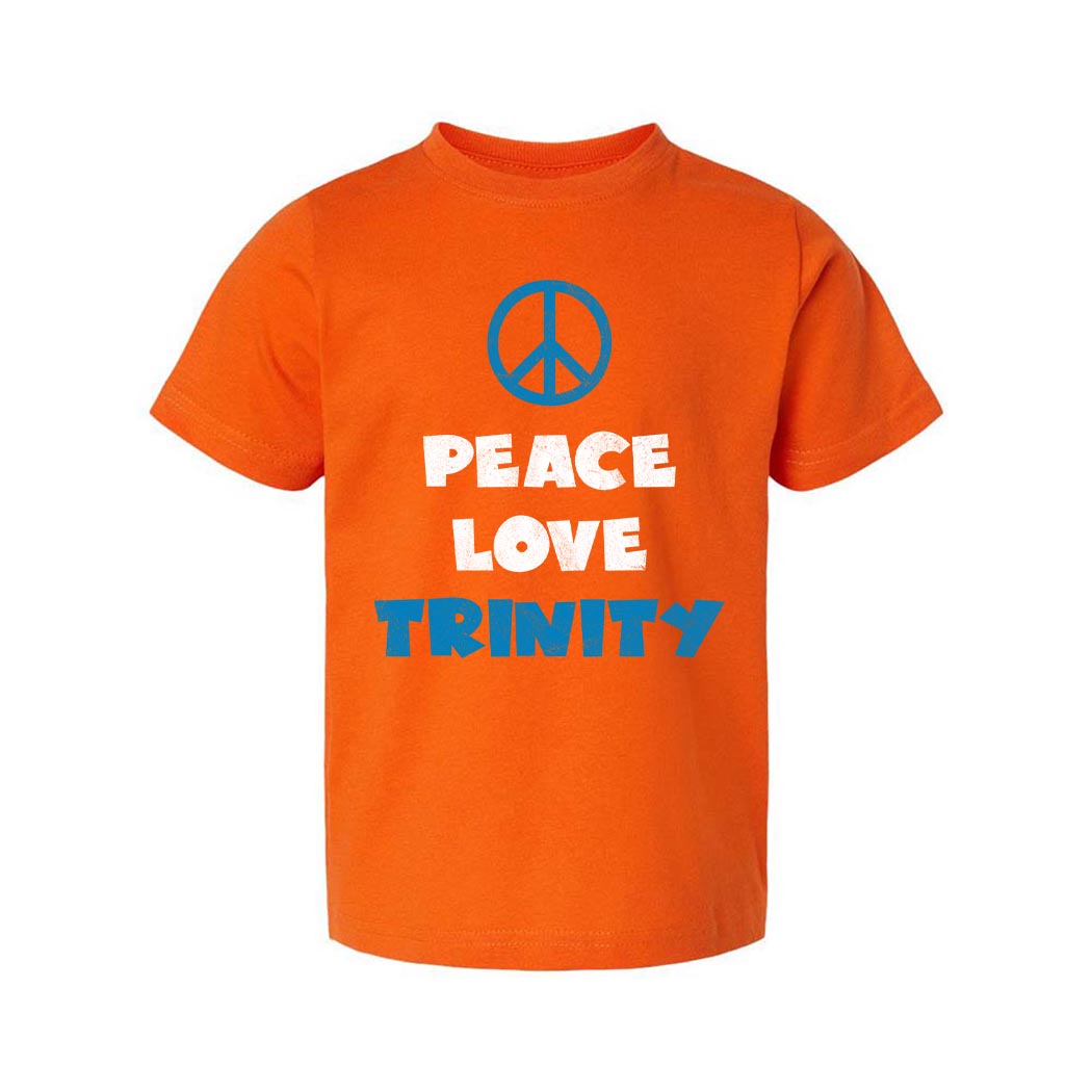 Peace Love Trinity ~ Toddler T-Shirt ~ Trinity Nursery School