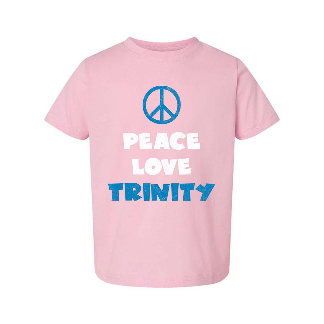 Peace Love Trinity ~ Toddler T-Shirt ~ Trinity Nursery School