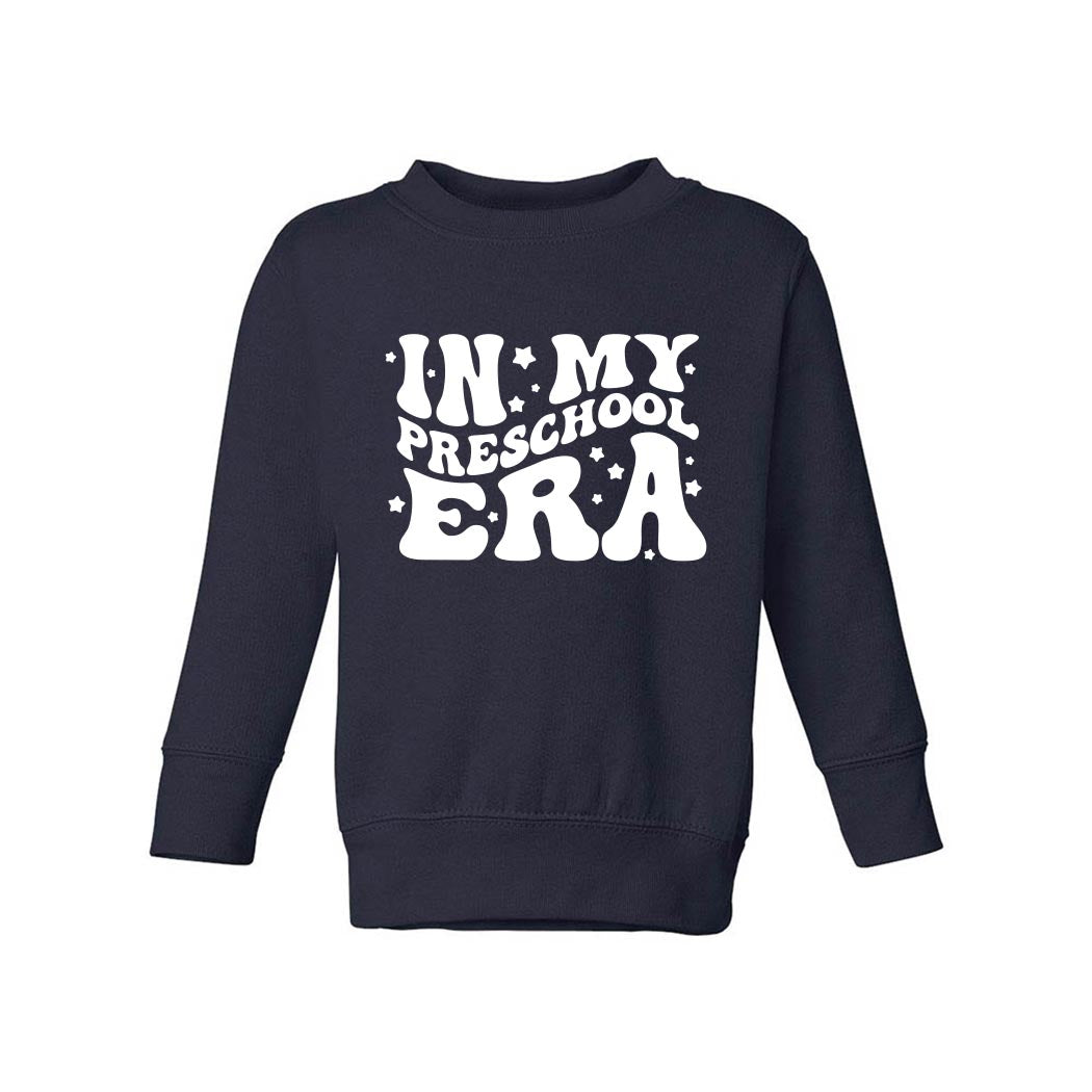 IN MY PRESCHOOL ERA CREWNECK SWEATSHIRT ~ TRINITY NURSERY SCHOOL ~ toddler ~ classic fit