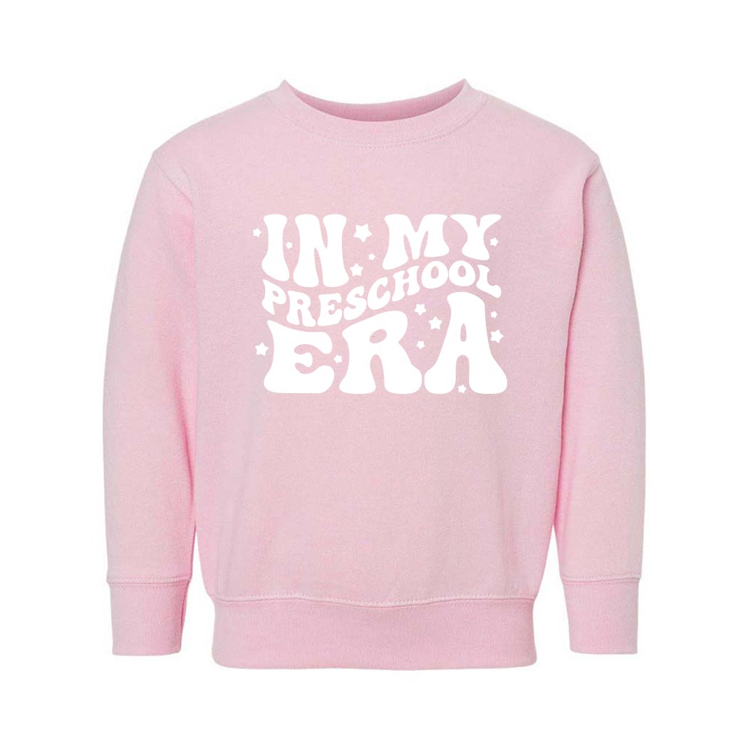 IN MY PRESCHOOL ERA CREWNECK SWEATSHIRT ~ TRINITY NURSERY SCHOOL ~ toddler ~ classic fit