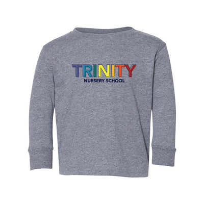 Trinity Rainbow ~ Toddler Long Sleeve T-Shirt ~ Trinity Nursery School
