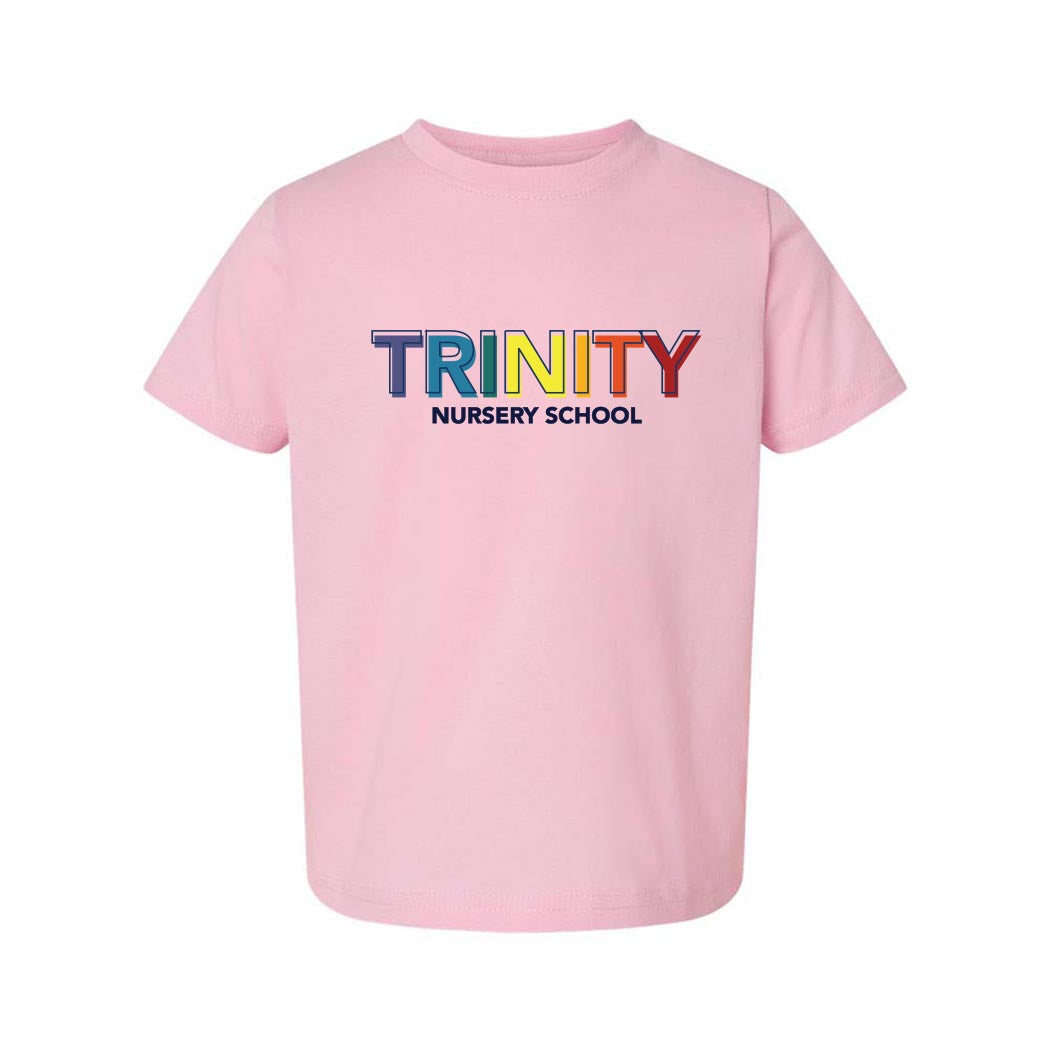 TRINITY RAINBOW TEE ~ TRINITY NURSERY SCHOOL  ~ toddler ~ classic fit