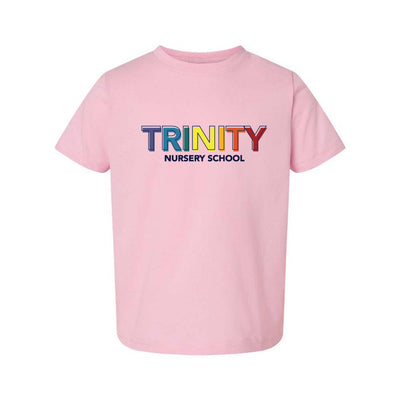 Trinity Rainbow ~ Toddler Cotton T-Shirt ~ Trinity Nursery School