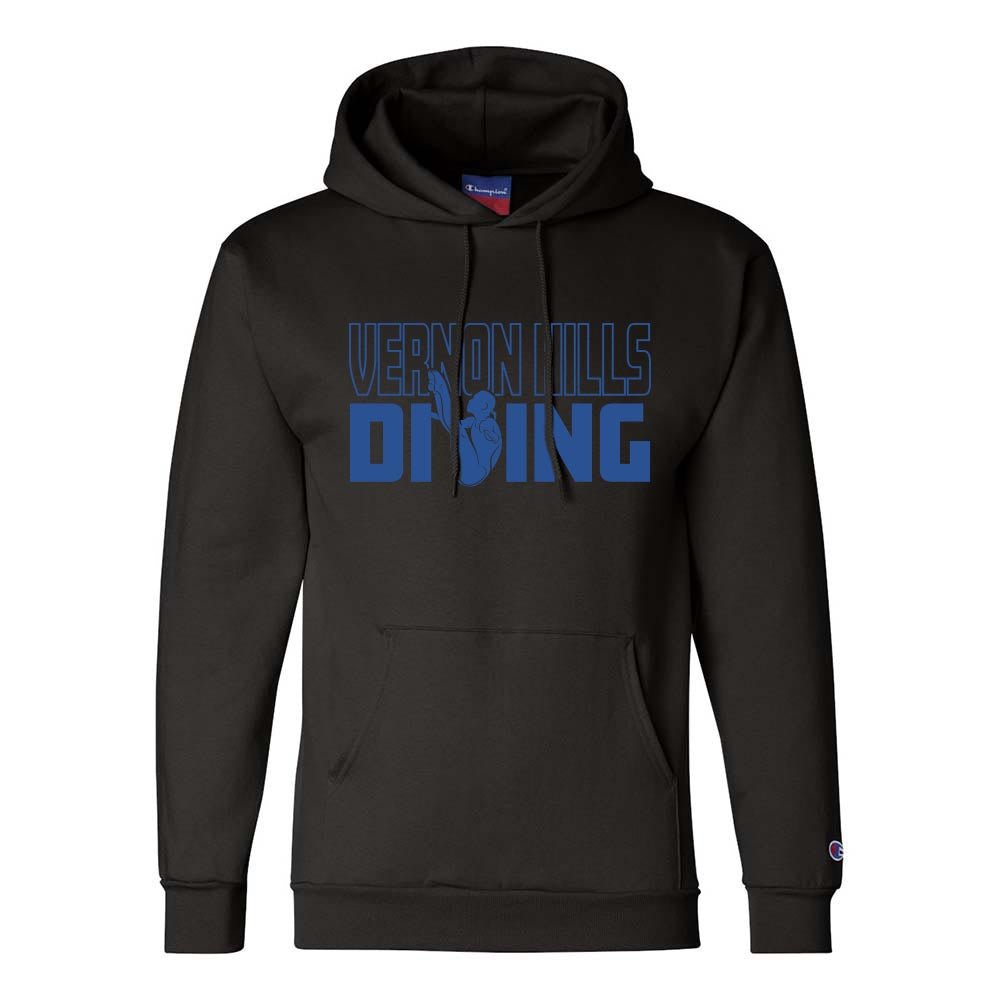 Vernon Hills Diving ~ Champion Powerblend Hoodie ~ Vernon Hills High School Swim & Dive