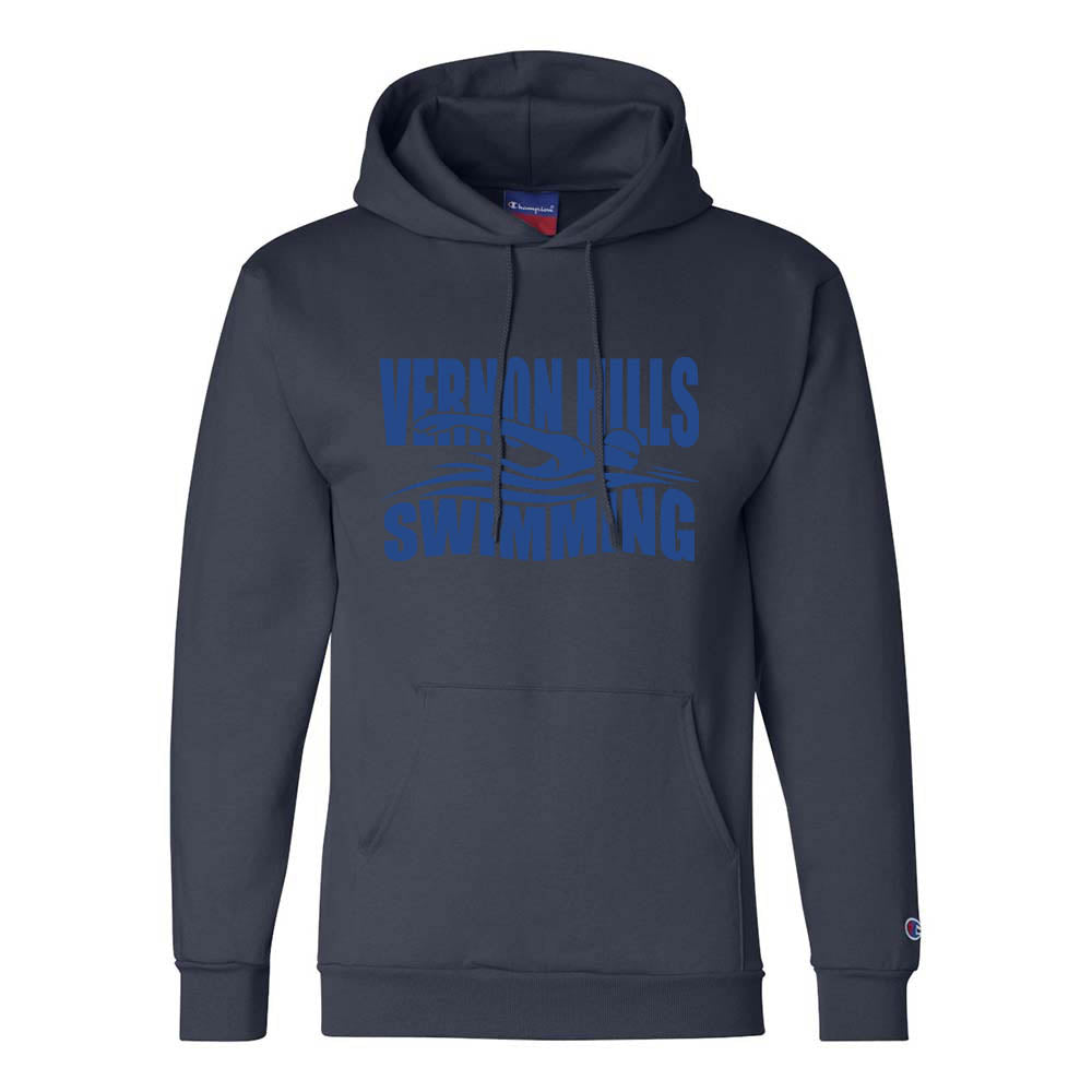 Vernon Hills Swimming ~ Champion Powerblend Hoodie ~ Vernon Hills High School Swim & Dive