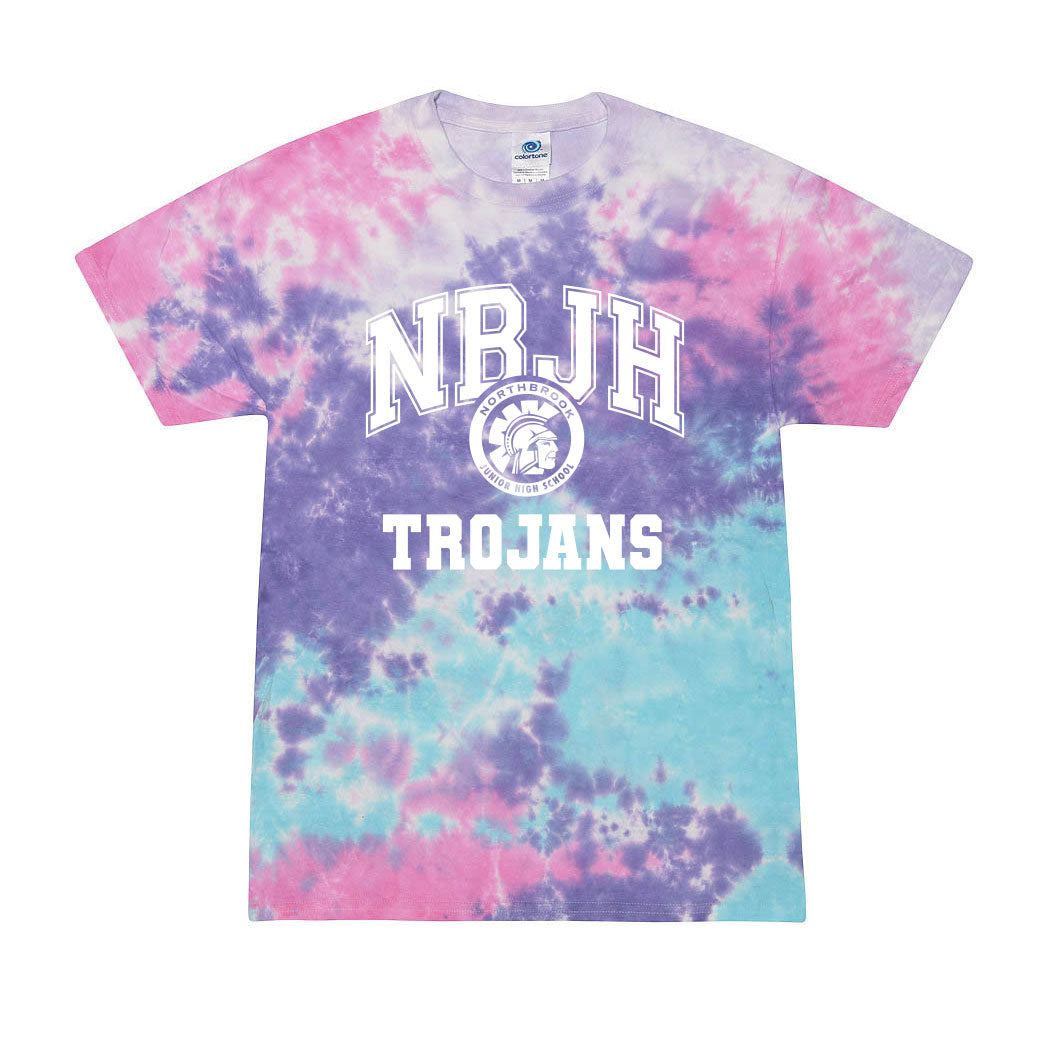 Varsity Seal ~ Tie-Dye T-Shirt ~ Northbrook Junior High School