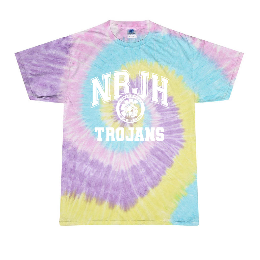Varsity Seal ~ Tie-Dye T-Shirt ~ Northbrook Junior High School