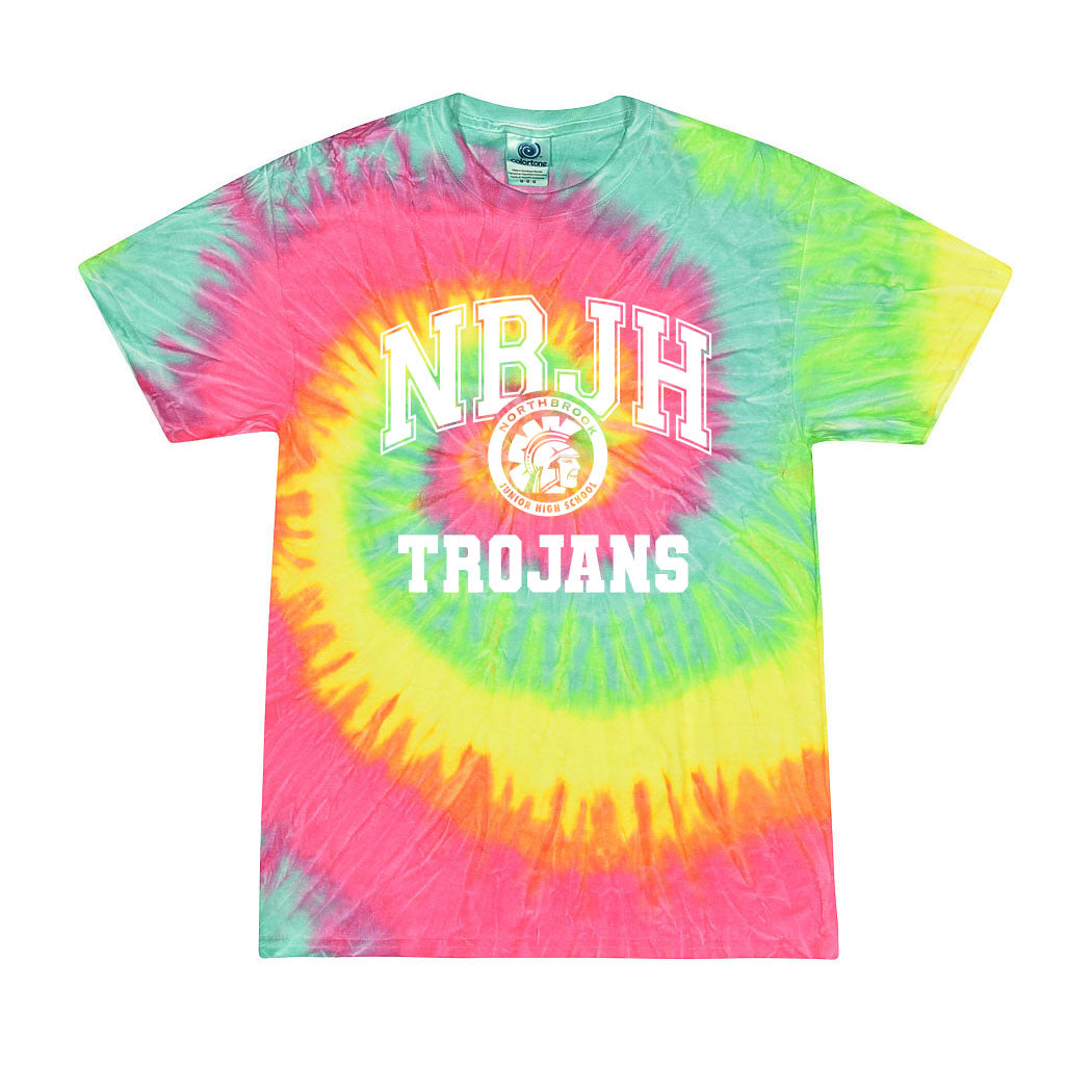 Varsity Seal ~ Tie-Dye T-Shirt ~ Northbrook Junior High School