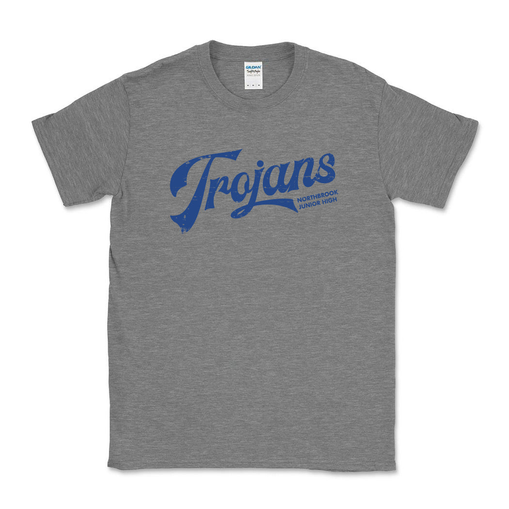 Vintage Script ~ Cotton T-Shirt ~ Northbrook Junior High School