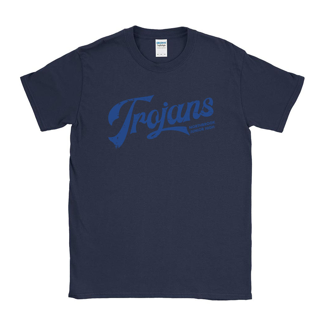 Vintage Script ~ Cotton T-Shirt ~ Northbrook Junior High School
