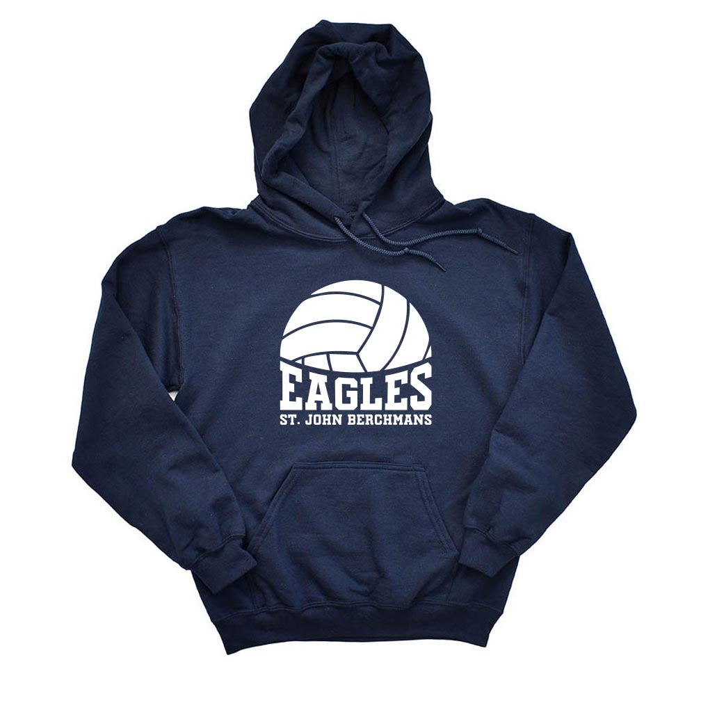 EAGLES VOLLEYBALL HOODIE ~ SJB ATHLETICS ~ youth & adult ~ classic unisex fit