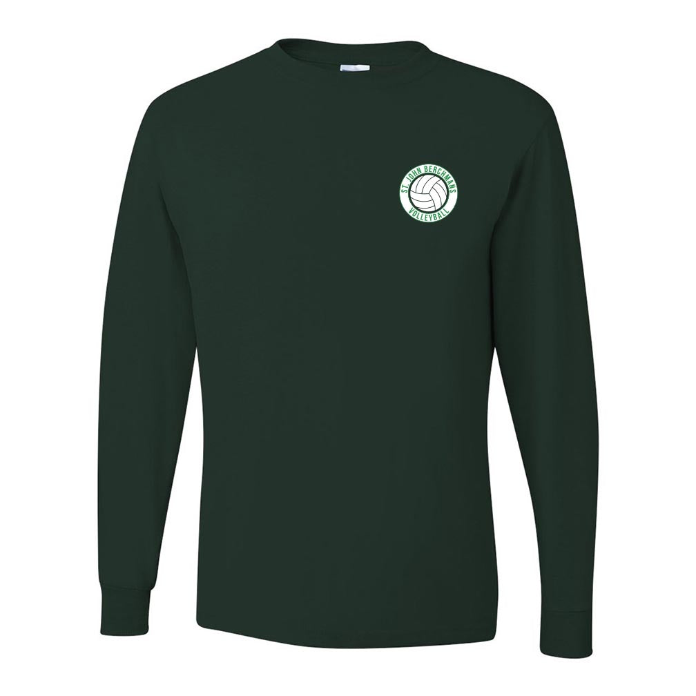 Volleyball Badge ~ Long Sleeve Dripower T-Shirt ~ Sjb Athletics