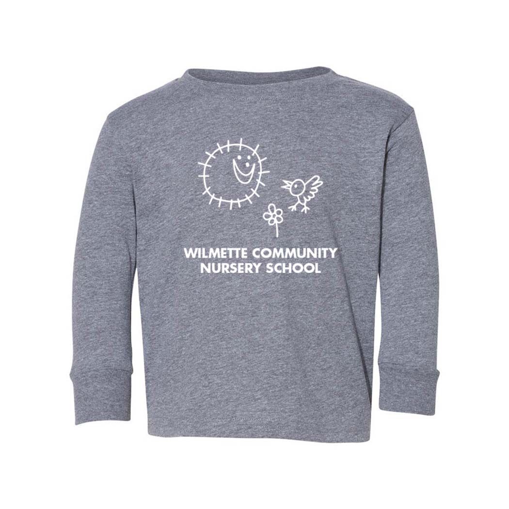 WCNS Drawing ~ Youth Long Sleeve T-Shirt ~ Wilmette Community Nursery School