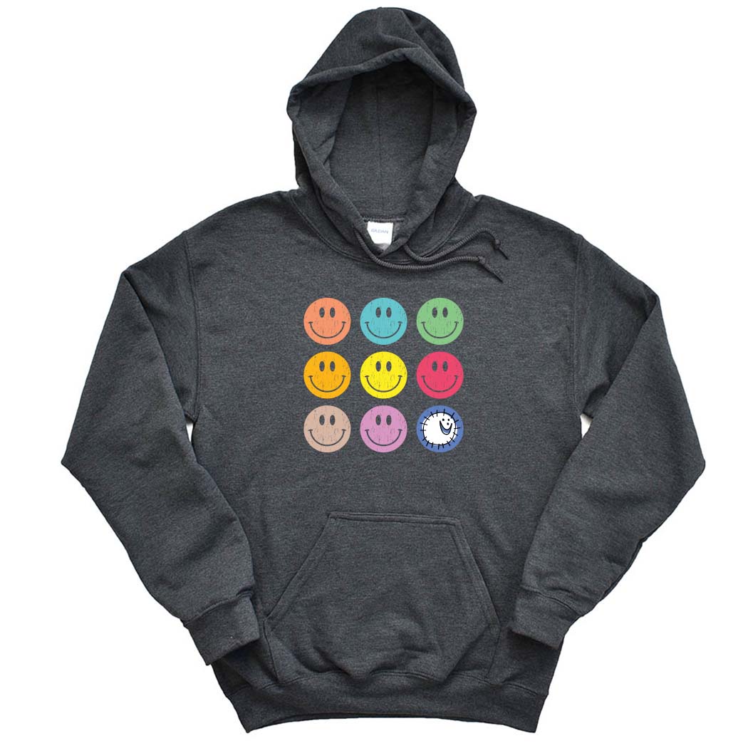 Smiley Array ~ Youth Hoodie ~ Wilmette Community Nursery School