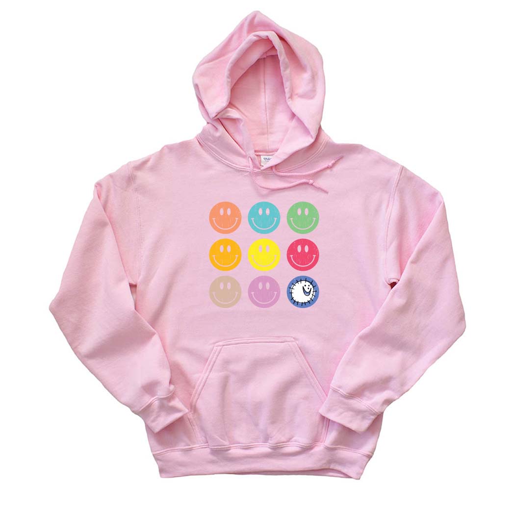 Smiley Array ~ Youth Hoodie ~ Wilmette Community Nursery School