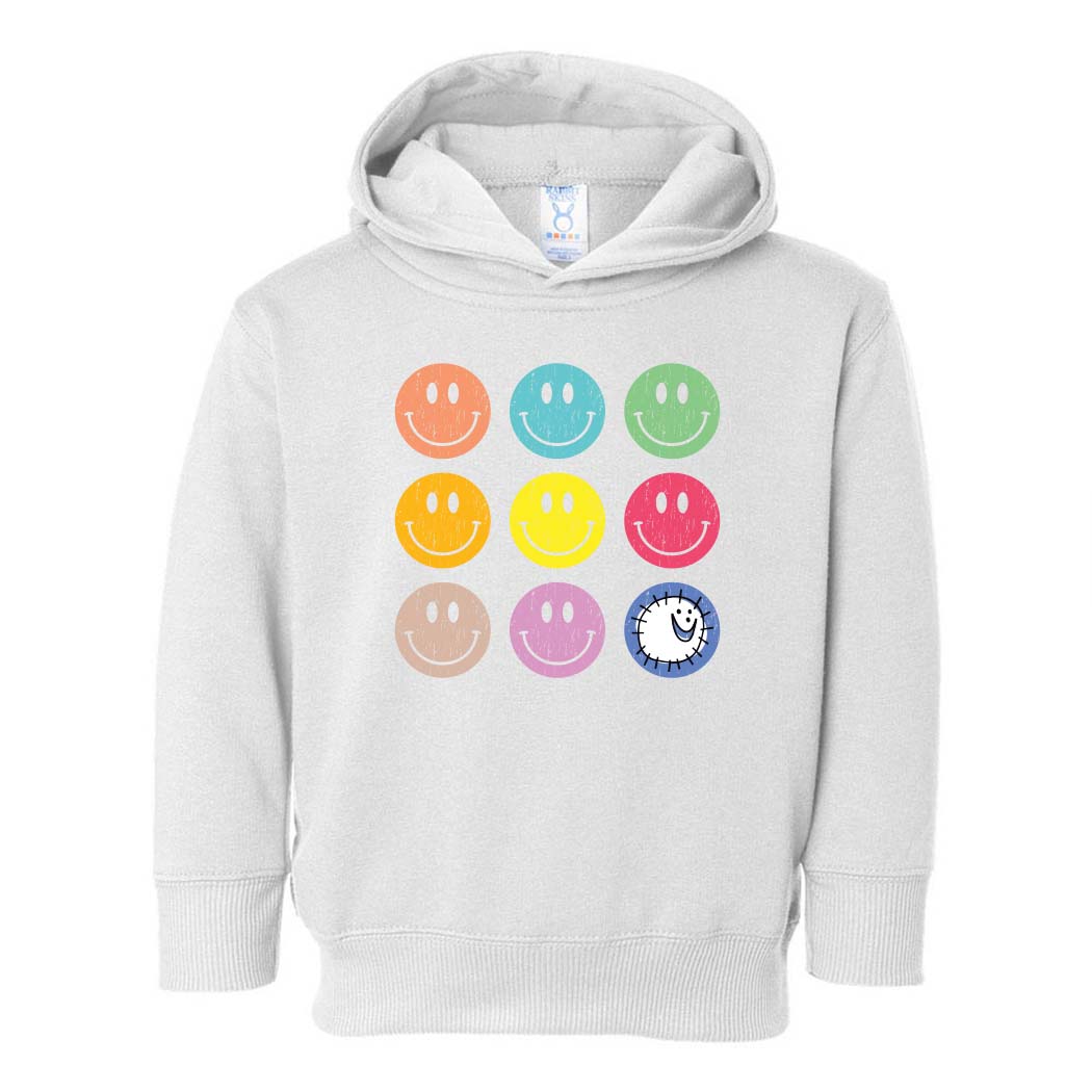 Smiley Array ~ Youth Hoodie ~ Wilmette Community Nursery School