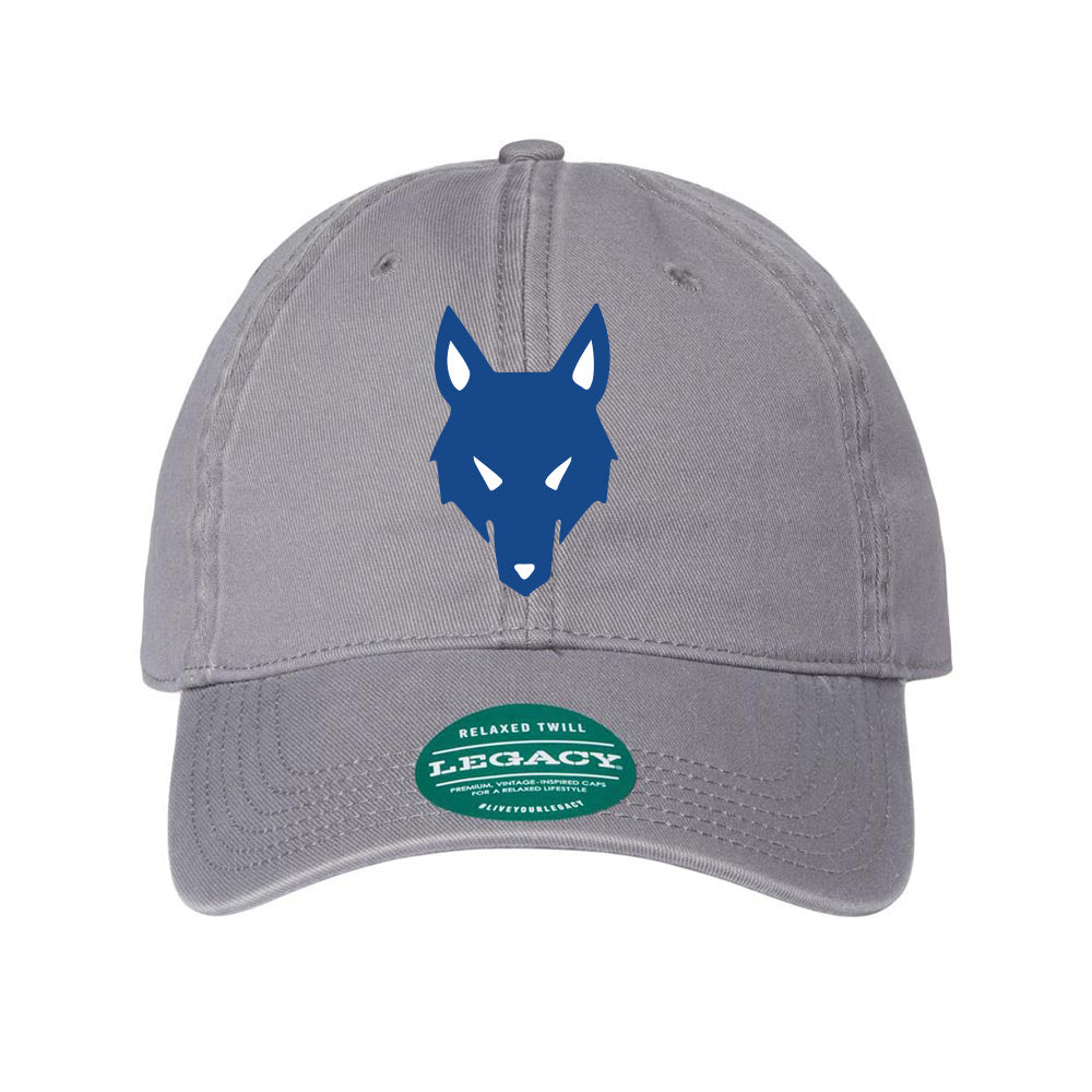 Wolves Mascot ~ Relaxed Twill Dad Hat ~ Wilmette Junior High School