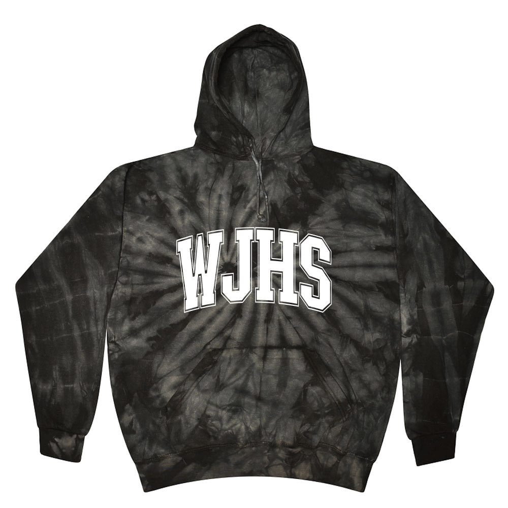 Extended Arc ~ Tie-Dye Hoodie ~ Wilmette Junior High School