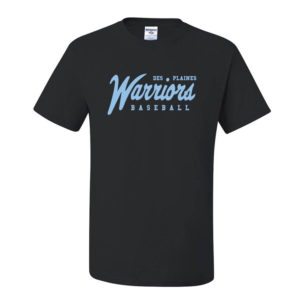 DES PLAINES WARRIORS LOGO DRIPOWER TEE ~  DES PLAINES WARRIORS ~ youth & adult ~ classic unisex fit