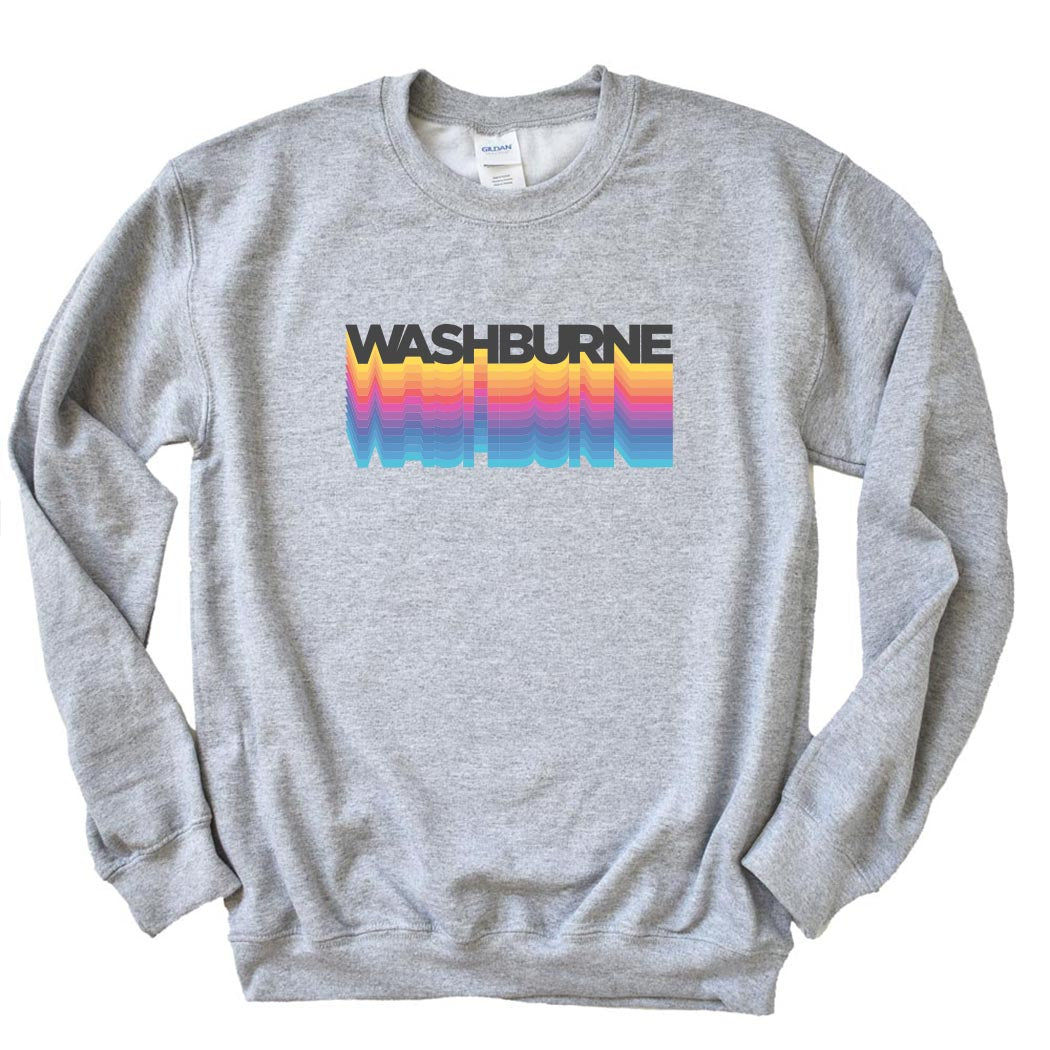 Rainbow ~ Crewneck Sweatshirt ~ Washburne School