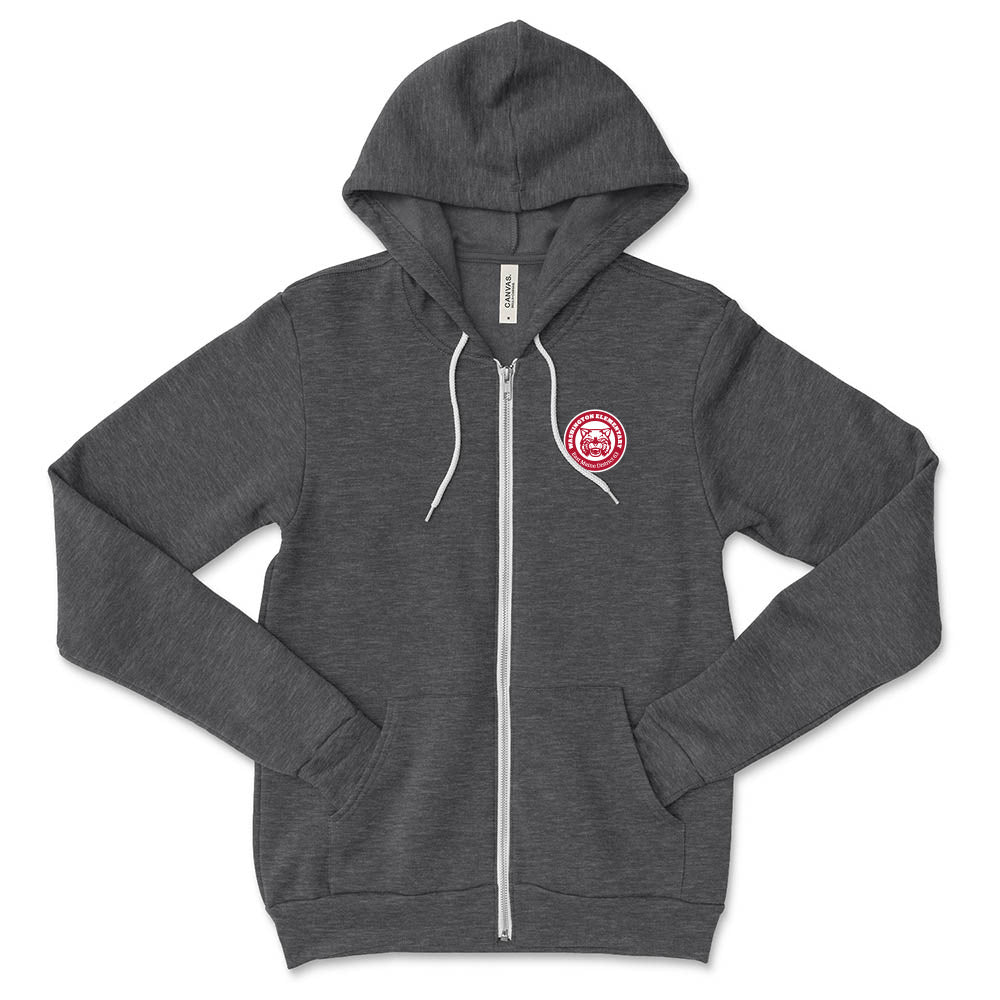 School Logo ~ Zip Hoodie ~ Washington Elementary School