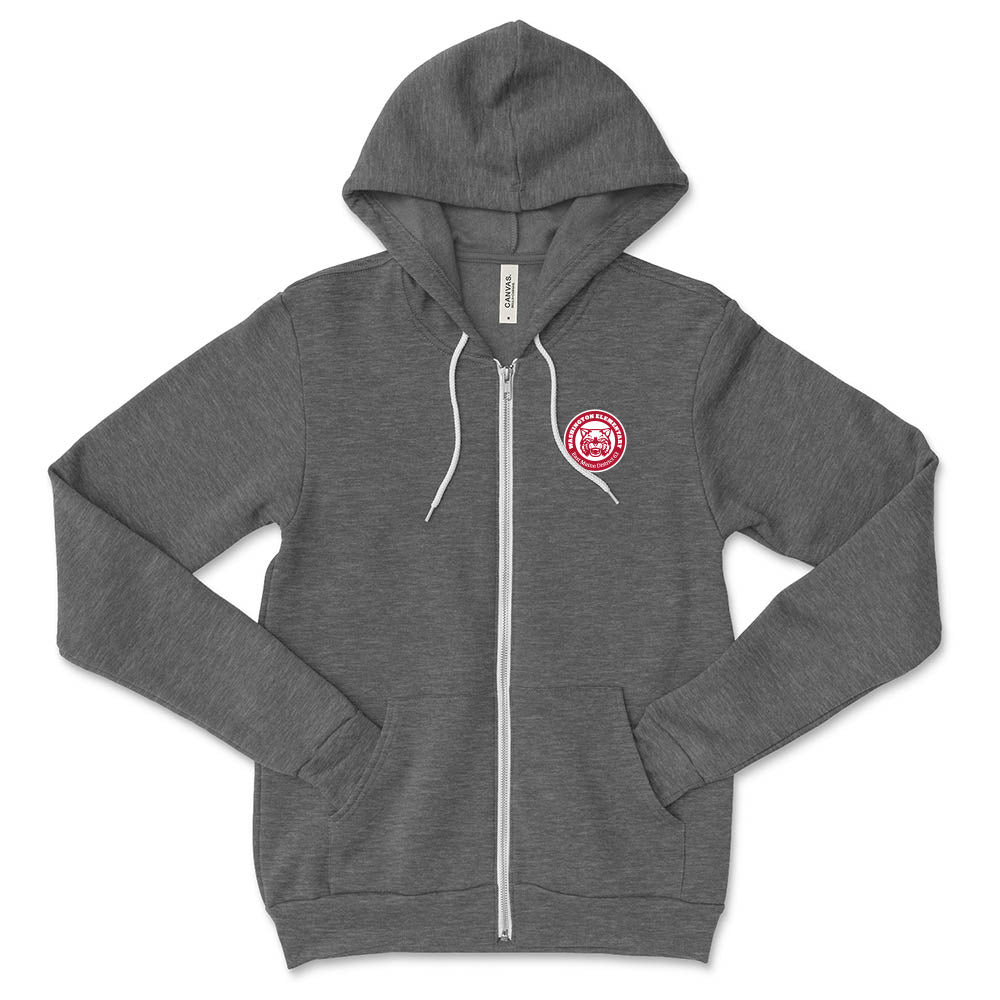 School Logo ~ Zip Hoodie ~ Washington Elementary School