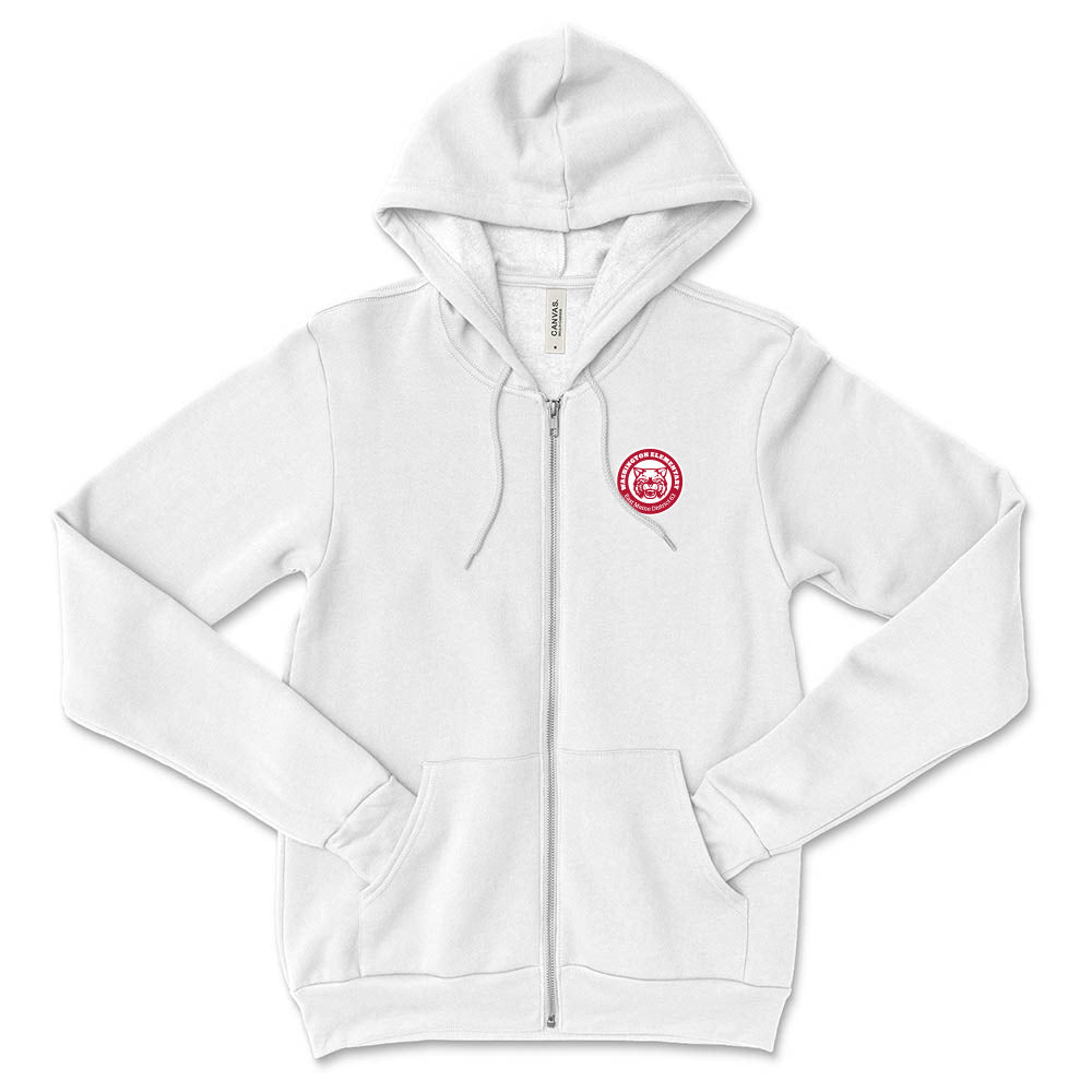 School Logo ~ Zip Hoodie ~ Washington Elementary School