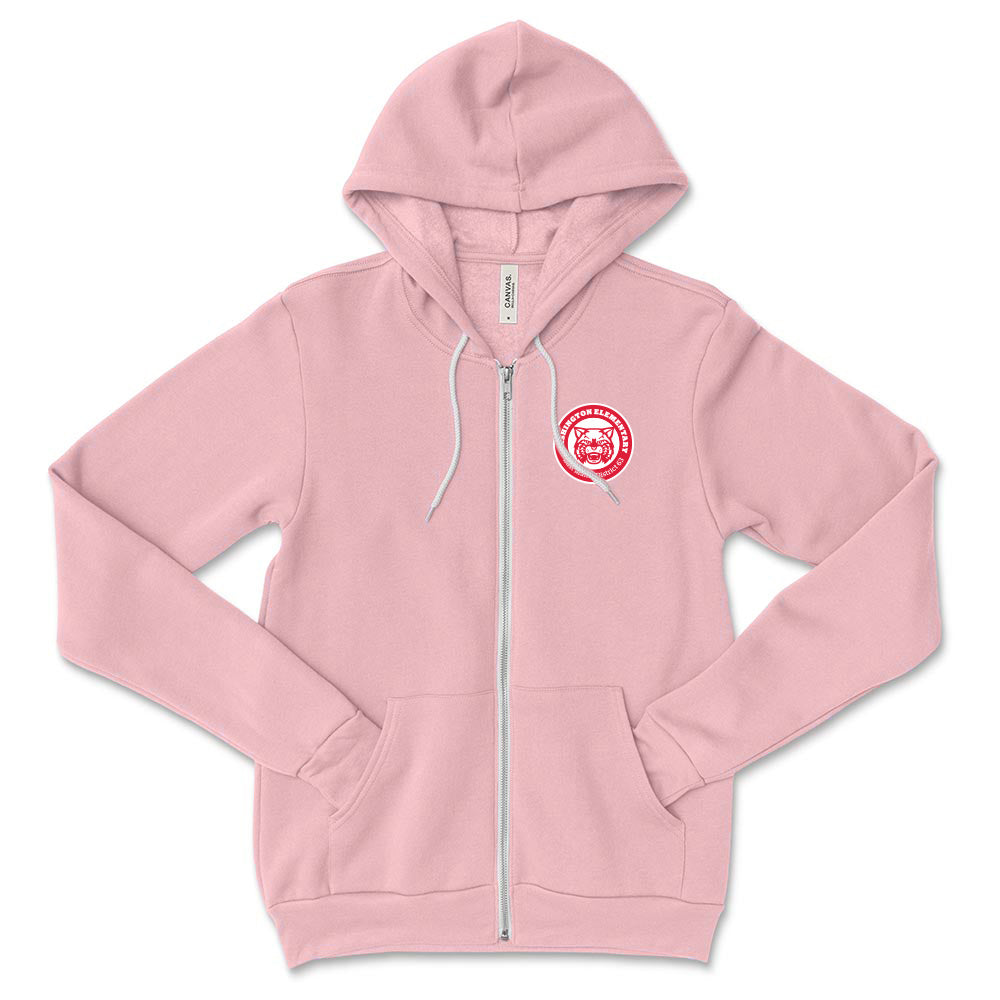 School Logo ~ Zip Hoodie ~ Washington Elementary School