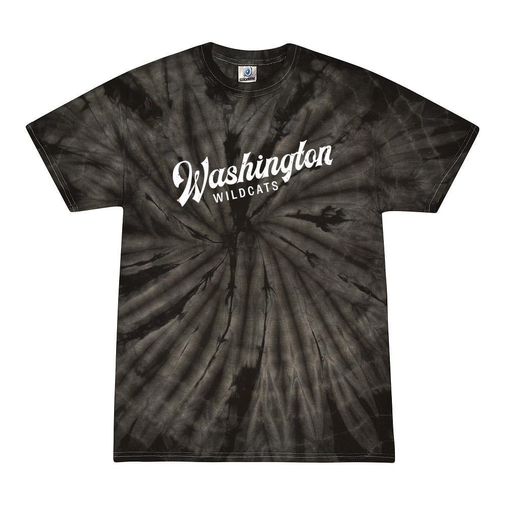 Retro Script ~ Tie-Dye T-Shirt ~ Washington Elementary School