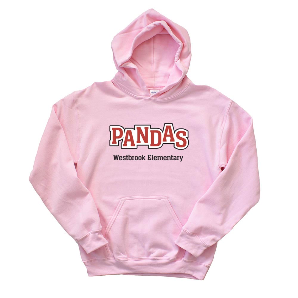 PANDAS OUTLINE HOODIE ~ WESTBROOK ELEMENTARY SCHOOL ~ youth & adult ~ classic unisex fit