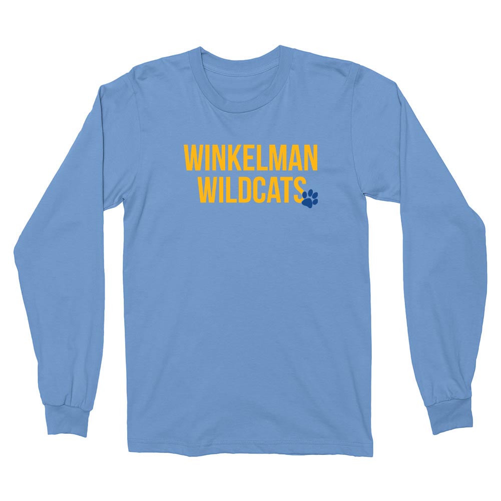 Modern ~ Cotton Long Sleeve T-Shirt ~ Winkelman Elementary School