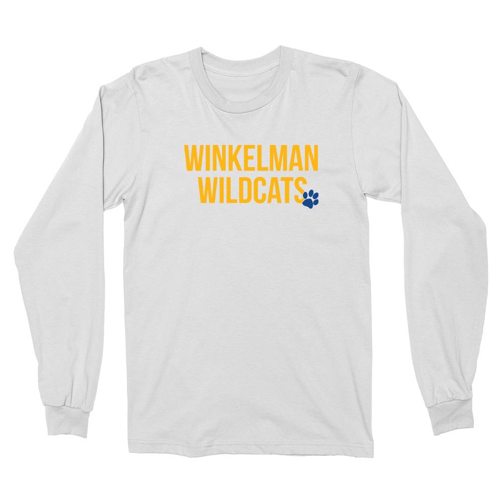 MODERN LONG SLEEVE TEE ~  WINKELMAN ELEMENTARY ~ youth & adult ~ classic unisex fit