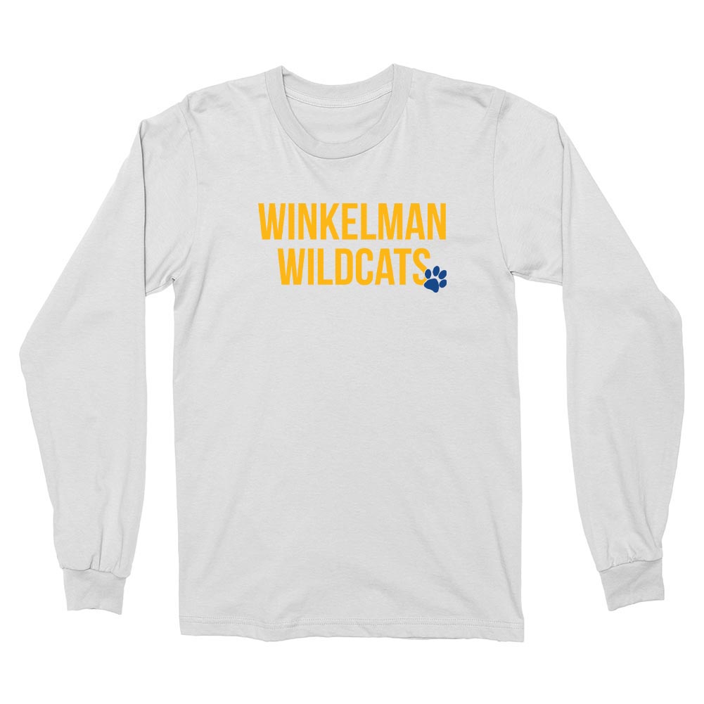 Modern ~ Cotton Long Sleeve T-Shirt ~ Winkelman Elementary School