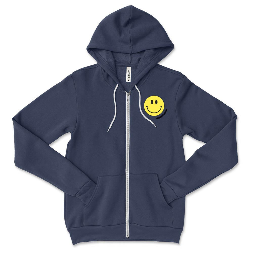 SMILEY ZIP HOODIE ~ WINKELMAN ELEMENTARY ~  youth & adult ~ classic unisex fit