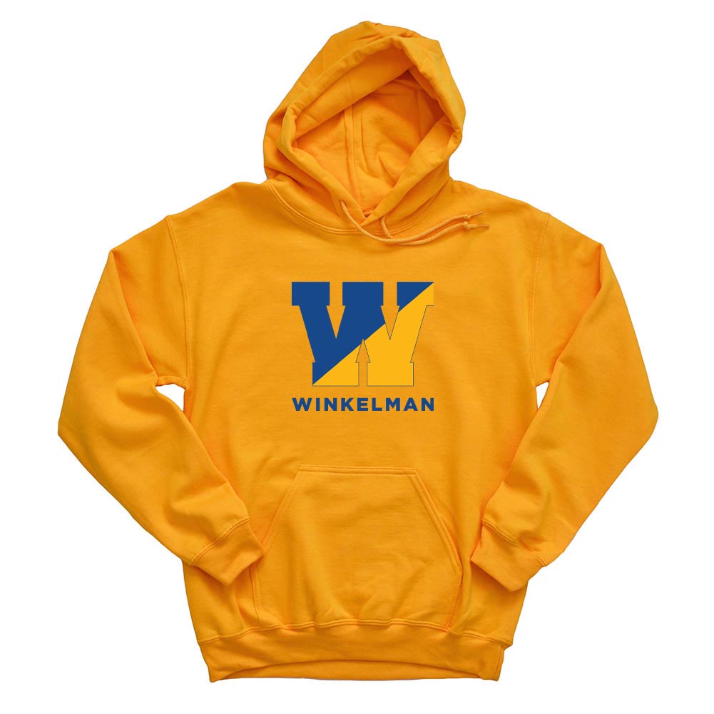 Split W ~ Hoodie ~ Winkelman Elementary-gold