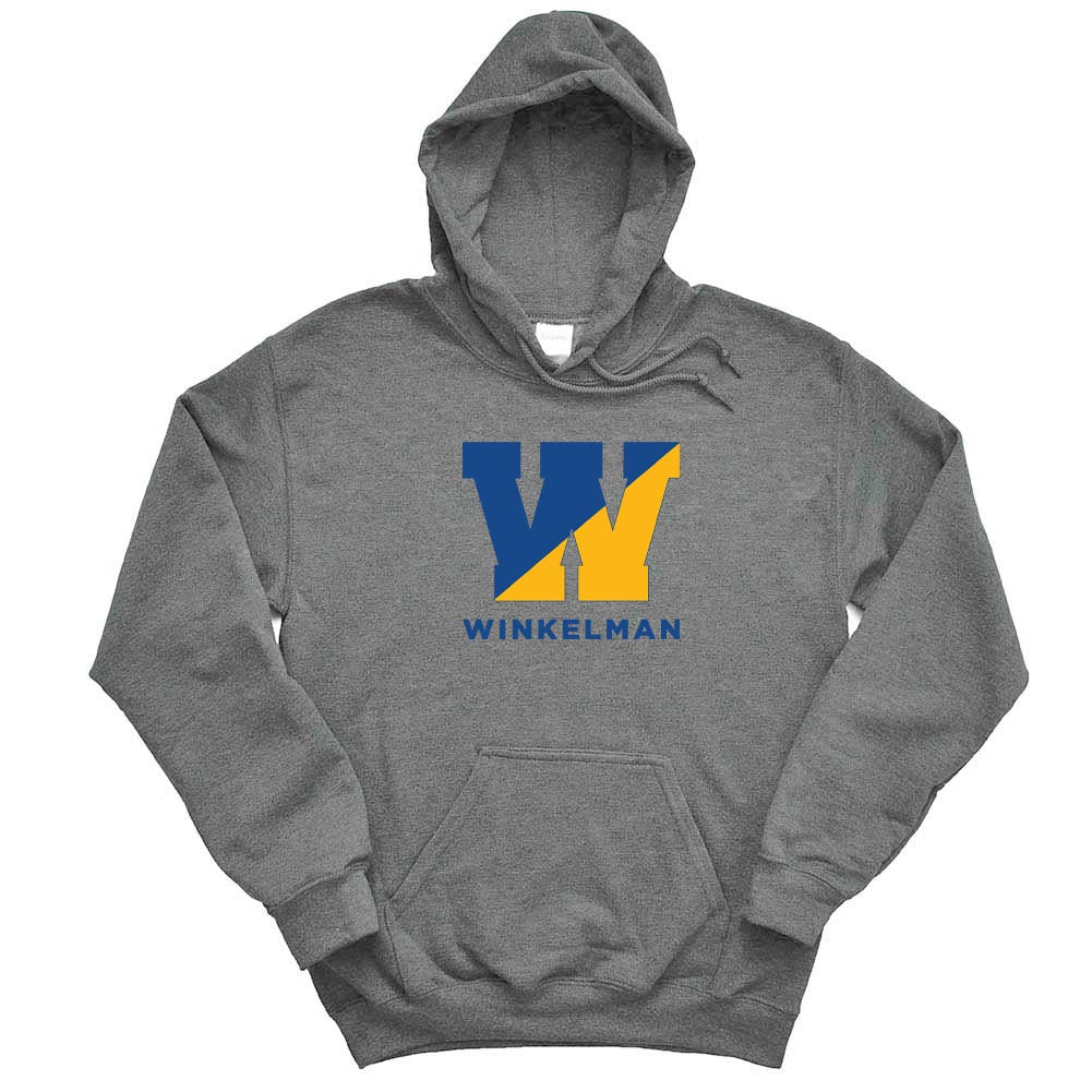 SPLIT W HOODIE ~ WINKELMAN ELEMENTARY ~ youth & adult ~ classic unisex fit