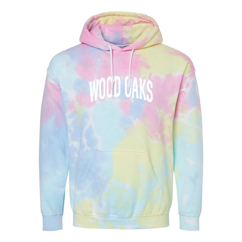 Extended Arc ~ Tie Dye Hoodie ~ Wood Oaks Junior High