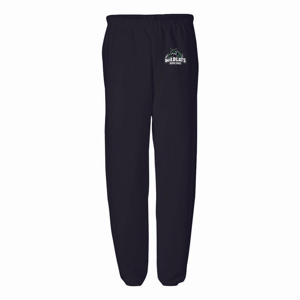 Wildcats Mascot ~ Sweatpants ~ Wood Oaks Junior High