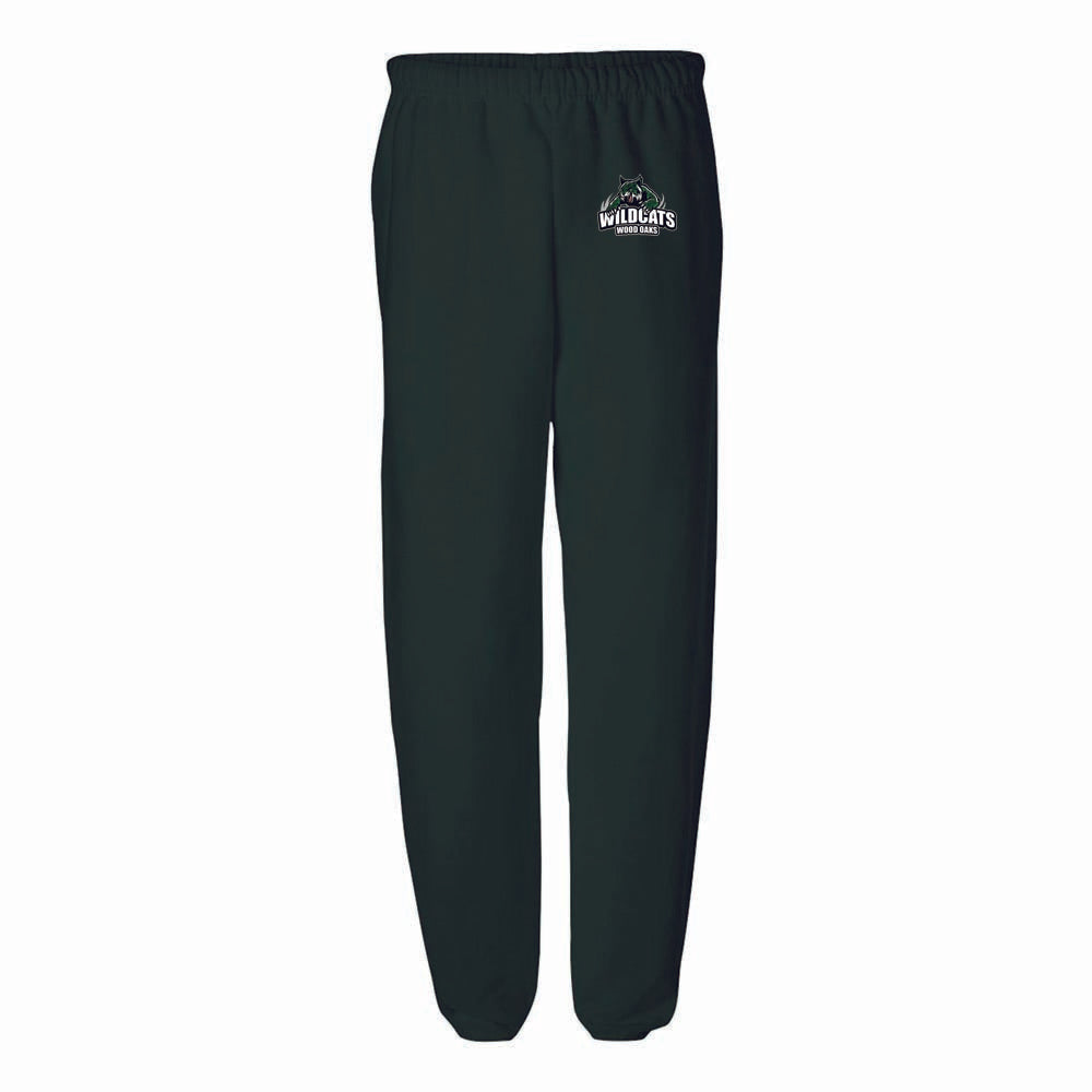 Wildcats Mascot ~ Sweatpants ~ Wood Oaks Junior High
