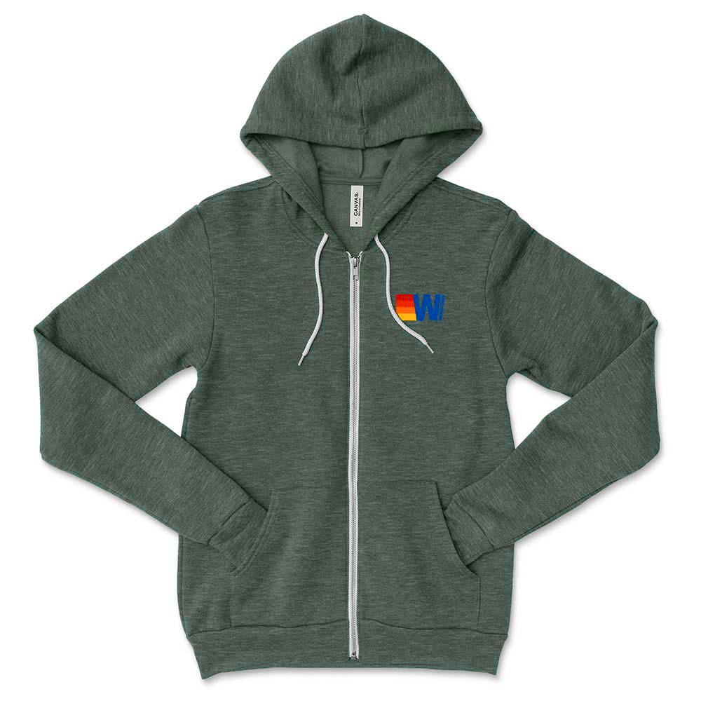 Wood Oaks Nation ~ Zip Hoodie ~ Wood Oaks Junior High
