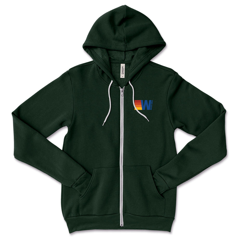 Wood Oaks Nation ~ Zip Hoodie ~ Wood Oaks Junior High