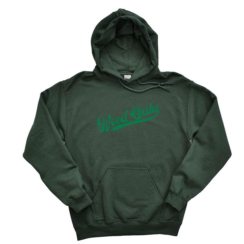 Retro Script ~ Hoodie ~ Wood Oaks Junior High