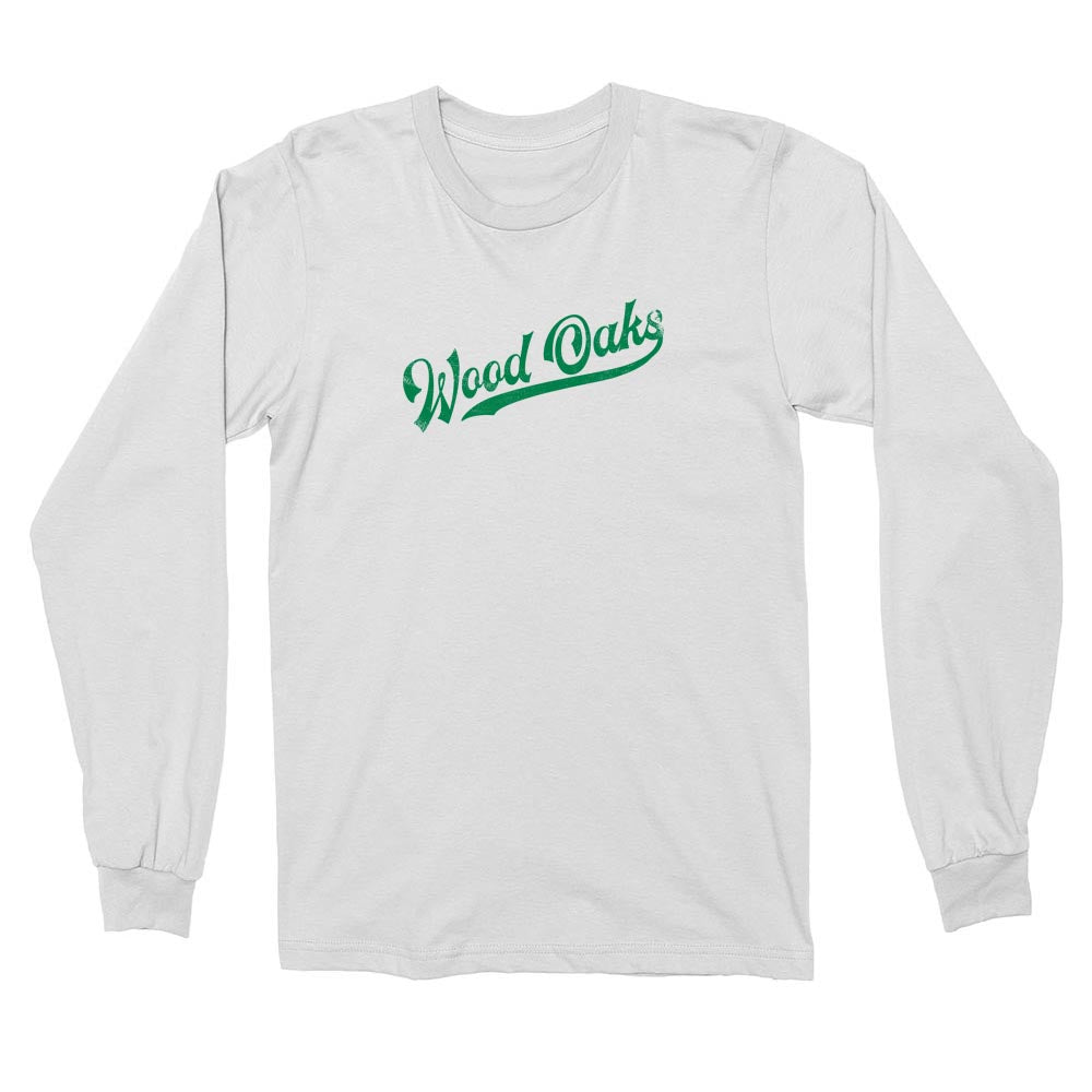 Retro Script ~ Long Sleeve T-Shirt ~ Wood Oaks Junior High