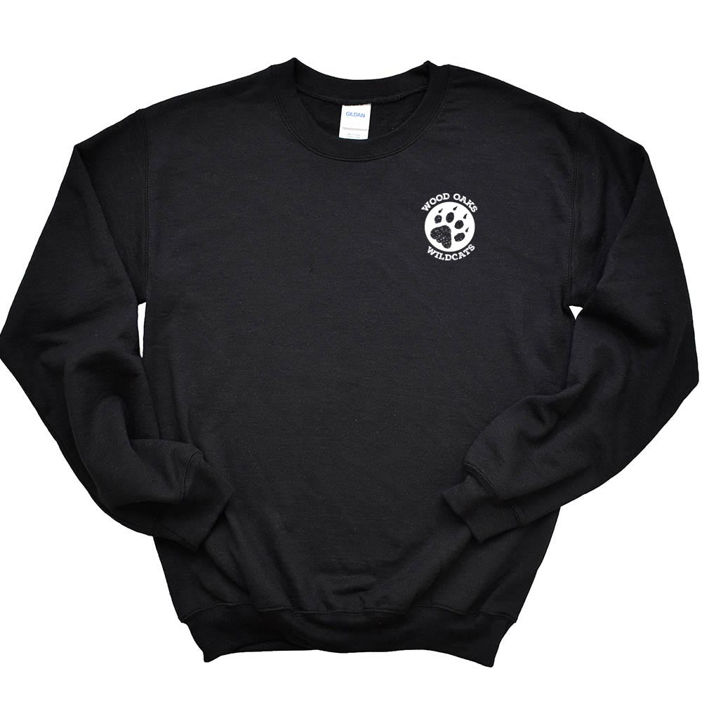 Wood Oaks Paw ~ Crewneck Sweatshirt ~ Wood Oaks Junior High