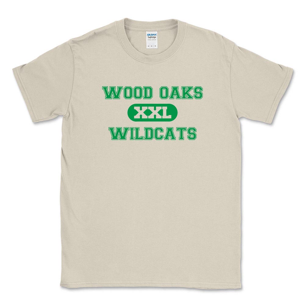 Wood Oaks XXL ~ Cotton T-Shirt ~ Wood Oaks Junior High