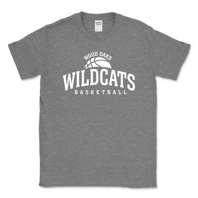 Basketball ~ Cotton T-Shirt ~ Wood Oaks Athletics