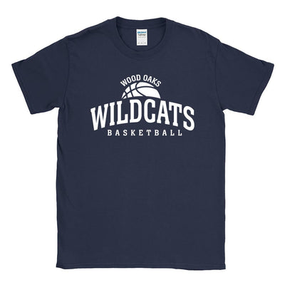 Basketball ~ Cotton T-Shirt ~ Wood Oaks Athletics